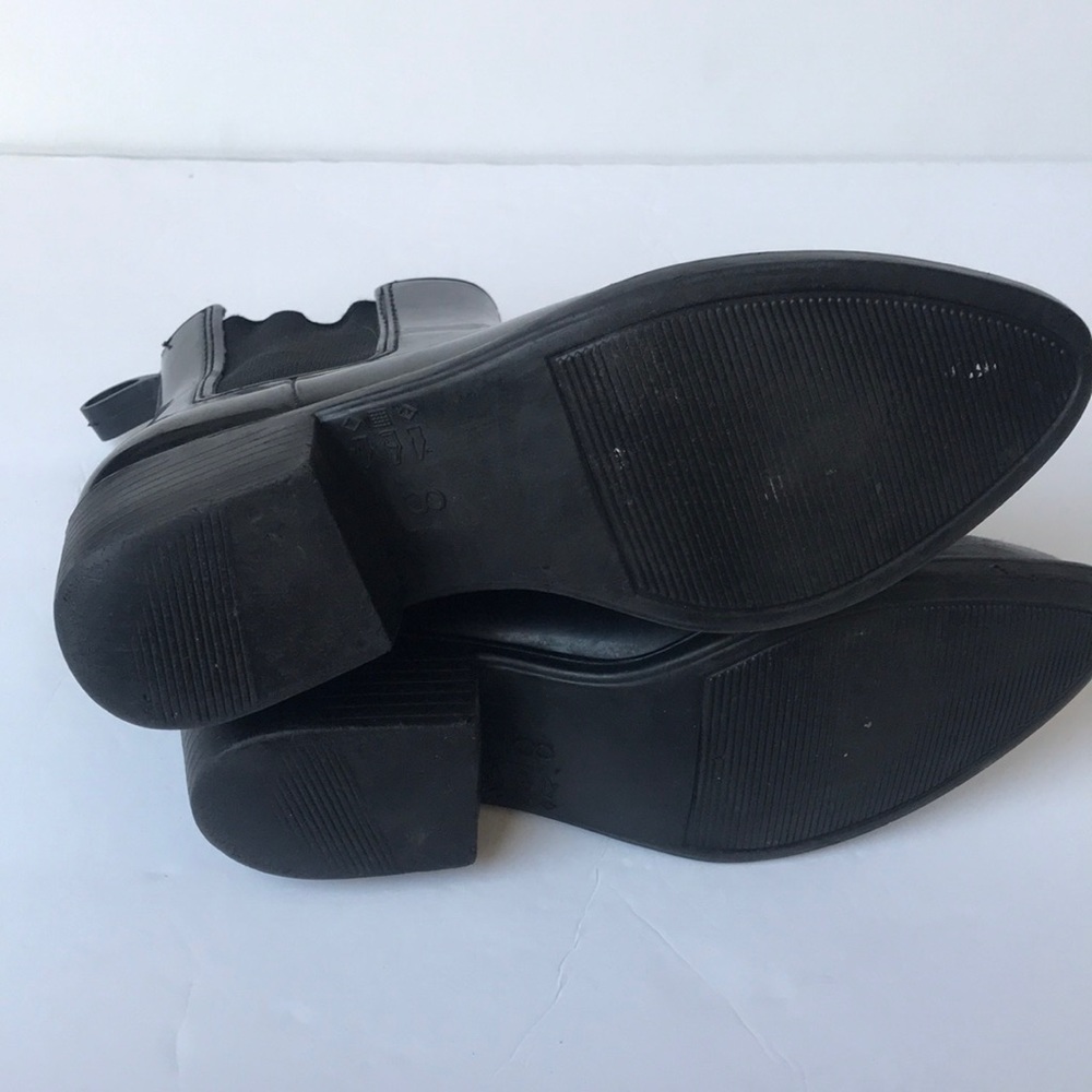 Jeffrey Campbell black ankle rain boots booties 8 - Picture 8 of 8